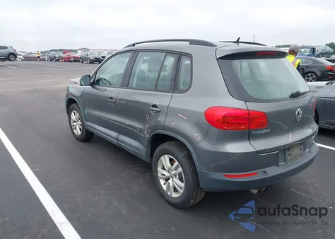 2016 Volkswagen Tiguan S из США, поврежденный, VIN WVGAV7AX5GW600803